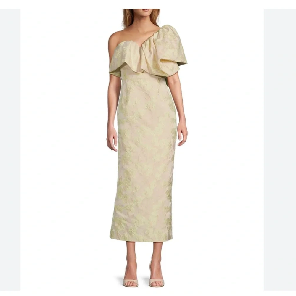Antonio Melani size 0 Jordyn Floral jacquard one shoulder dress - Picture 1 of 6